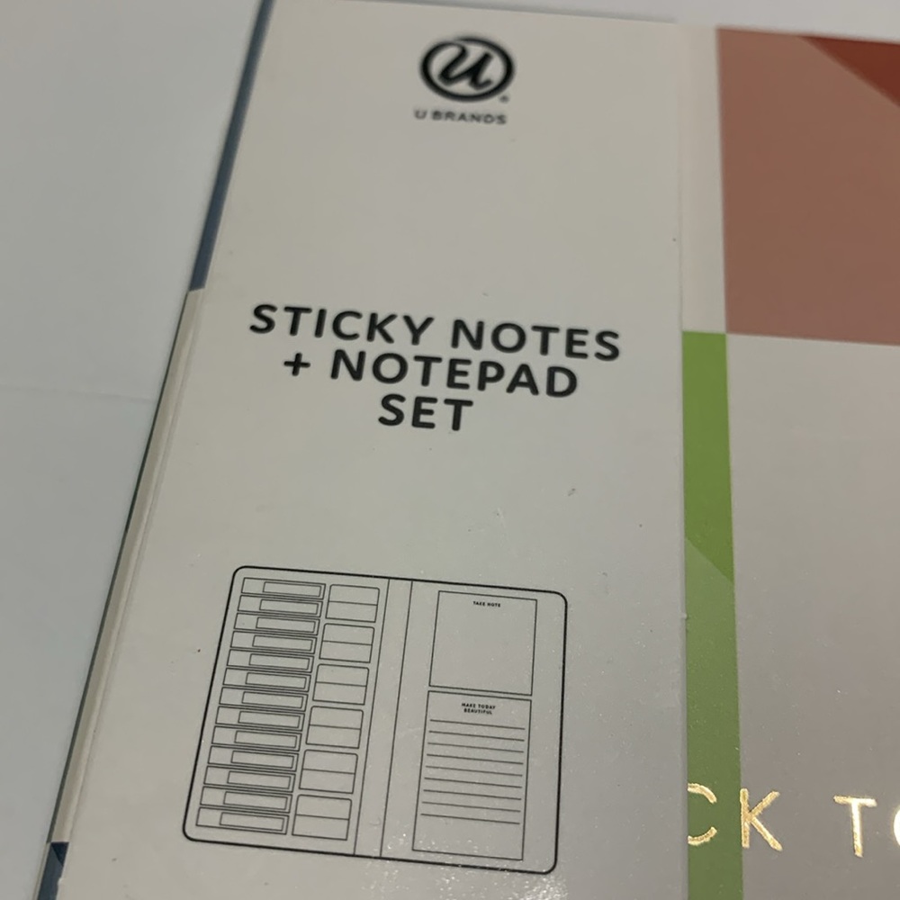U Brands Geo Brights Collection Sticky Notes & Notepad Set - Picture 7 of 16